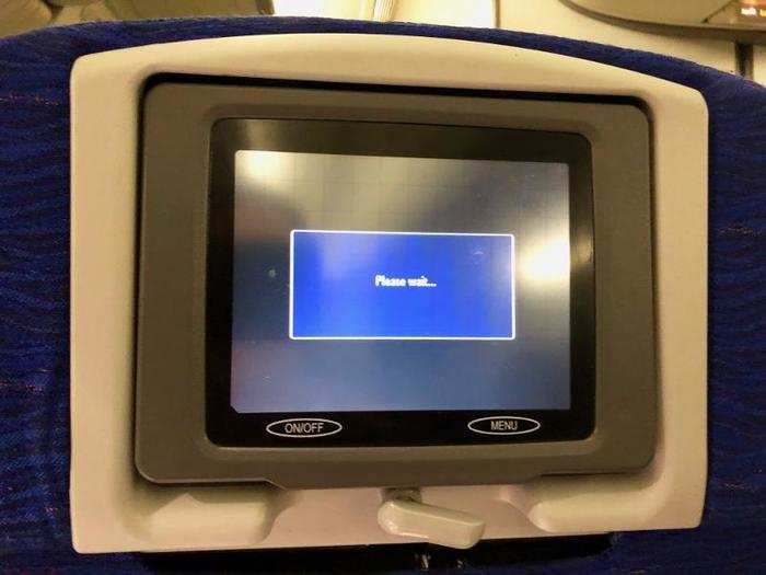 In-flight entertainment: British Airways