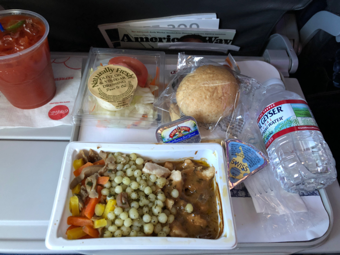 Food and drinks (catering): American Airlines