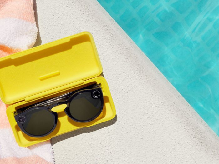 Spectacles come with a carrying case that doubles as the charger. You can recharge up to four times just by putting the glasses in the case.