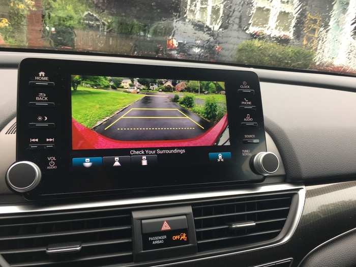 6. Multi-angle rearview camera: The Accord boasts a multi-angle rearview camera that not only looks back,...