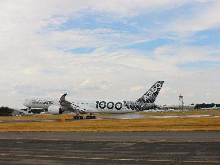 According to Airbus, A350-1000 has a range of up to 9,667 miles.