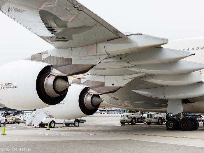 Some A380s are also powered by Rolls-Royce Trent 900 engines.