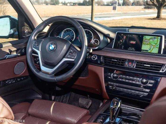 Inside the, X5 is function over style.