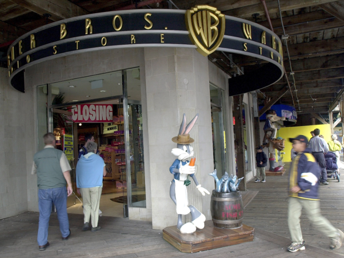 Warner Bros. Studio Store used to compete with Disney