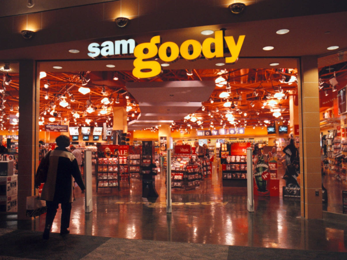 Sam Goody music stores opened back in the 1940s but suffered with the rise of digital media. Most Sam Goody stores were either shuttered or converted into other brands like FYE.