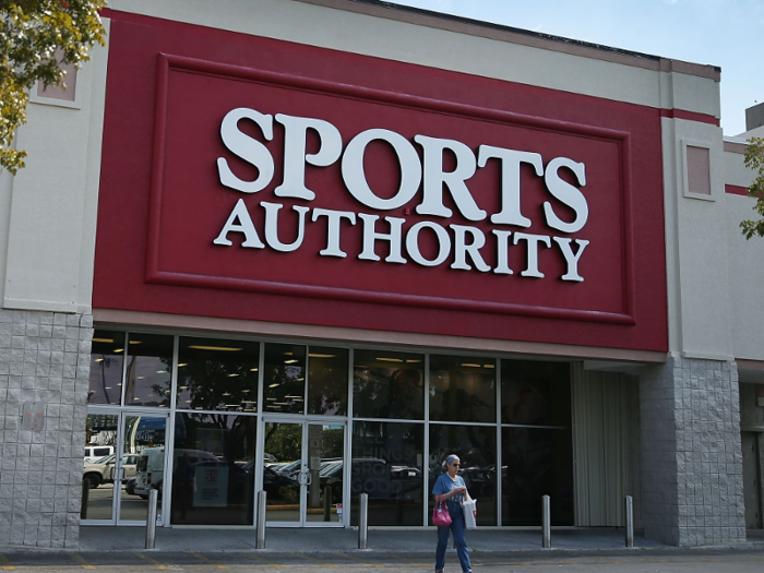 Sports Authority once had more than 200 stores across 33 states, but competition from online stores and other retailers drove the company into bankruptcy in 2016. It closed all its stores and sold its website to Dick