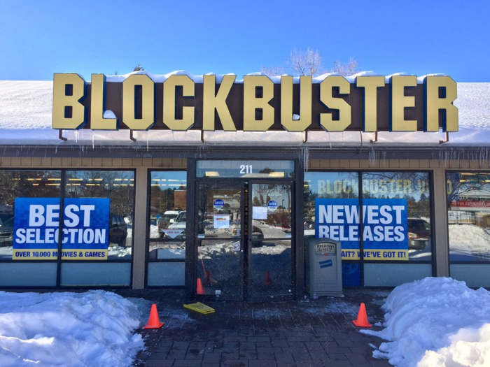 Blockbuster, the iconic video rental store, announced in 2013 that it would begin closing most locations. As of earlier this month, only a single Blockbuster remains in Bend, Oregon.