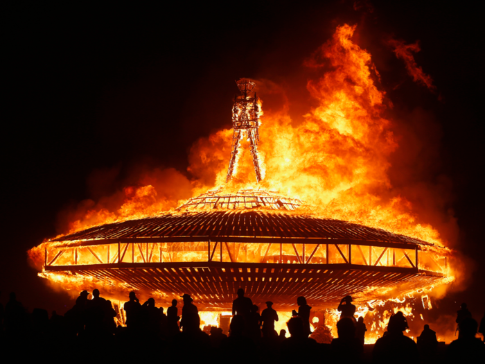 What happens at Burning Man?