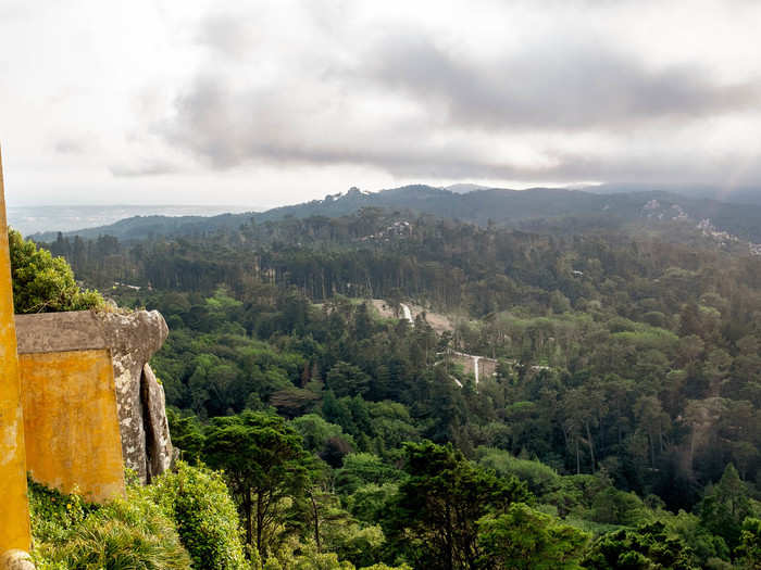 Even more so when you look out on the mountainous landscape below. As I stood up there, the wind whipped around me and a fog had started to coat the palace. It was cold. I can