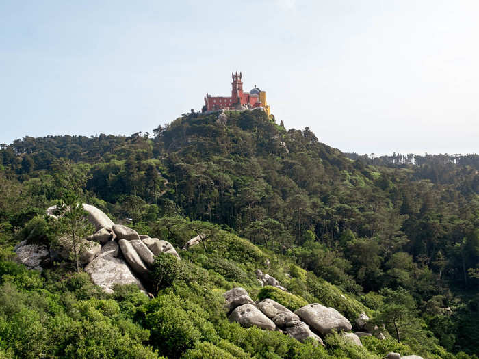 From the top of the castle, I caught a view of Sintra