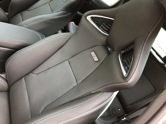 The seats are among the best features. The Regal GS