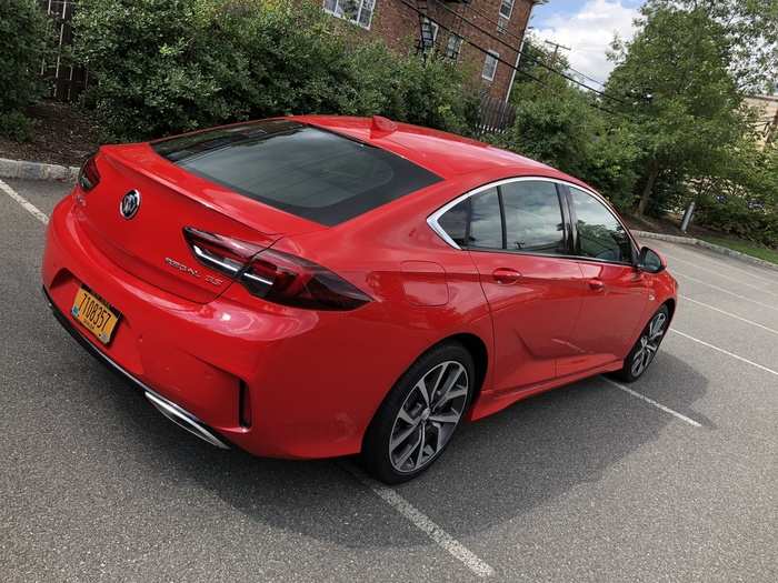 In keeping with an industry trend, the GS has a fastback hatch.