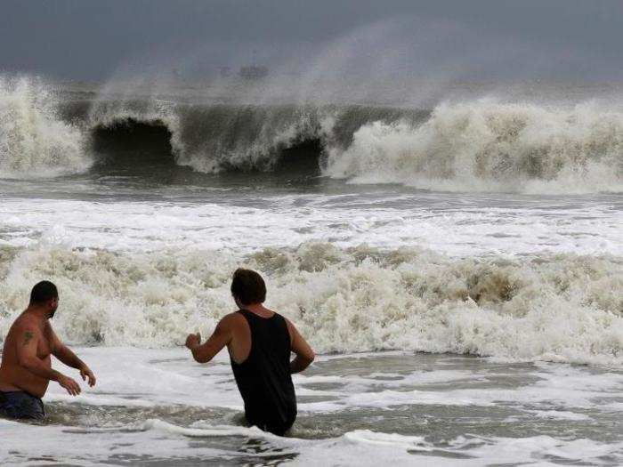 Some beachgoers in Alabama, however, weren