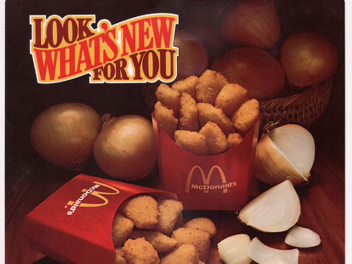 Onion Nuggets were part of McDonald