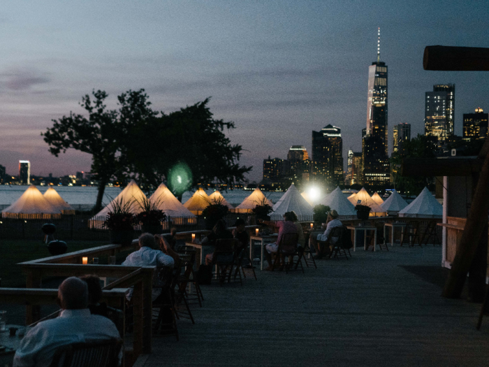 Once Governors Island closes—at 6 p.m. weekdays, 10 p.m. Fridays, and 11 p.m. Saturdays, guests must stay on the 6-acre campground.