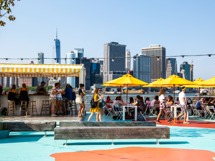 If guests want to venture out of the camp, they can head over to Island Oyster for cocktails, lobster rolls, fish tacos, and of course, oysters.