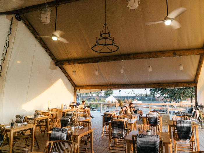 Beer, wine, and hard cider are available to purchase in the Three Peaks Lodge.