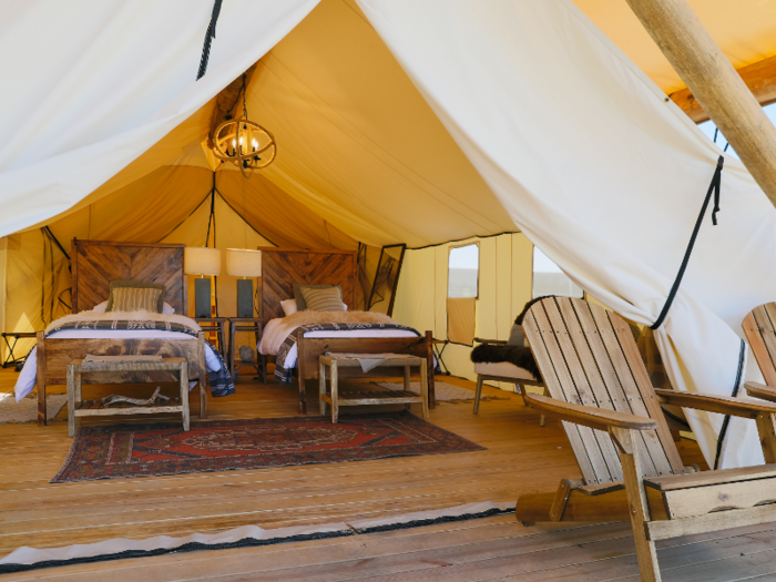 Staying in the a Summit Tent will cost you about $700.