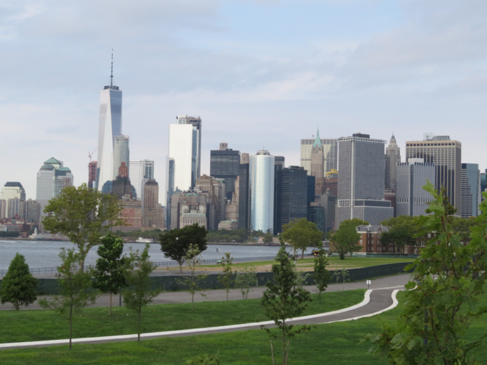 Governors Island is a car-free island that closes to visitors in the evening.