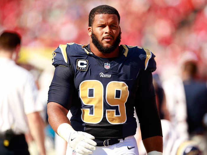 t4. Aaron Donald, Los Angeles Rams — $135.0 million