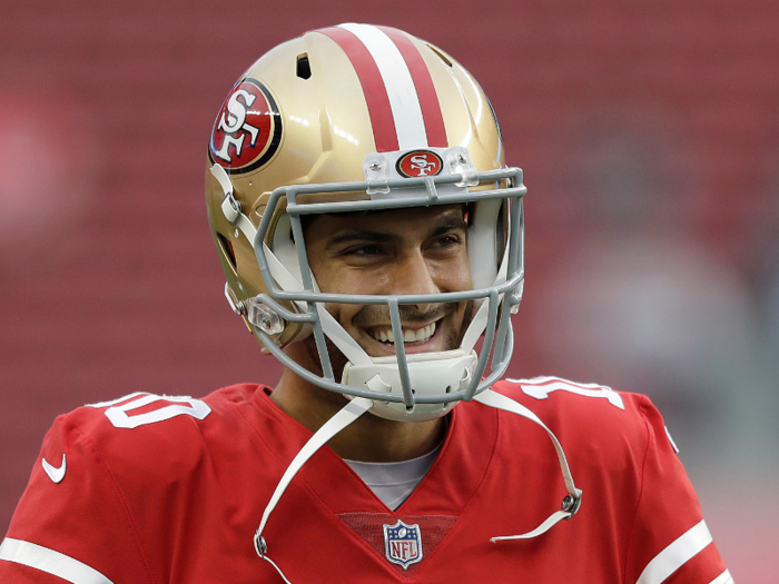 1. Jimmy Garoppolo, San Francisco 49ers — $37.0 million