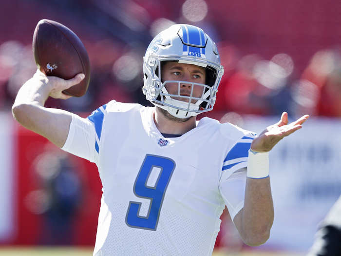 2. Matthew Stafford, Detroit Lions — $26.5 million