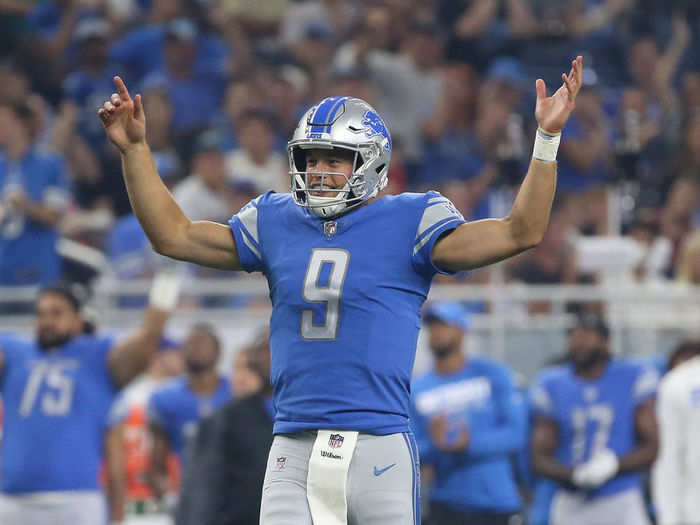 5. Matthew Stafford, Detroit Lions — $27.0 million