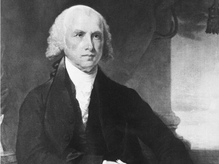 James Madison reportedly fell in love with her at first sight.