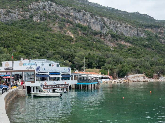 Lots of Portuguese head down to the tiny fishing village of Portinho da Arrábida. I took a look and then headed back into my car. I was trying to find a very particular beach.