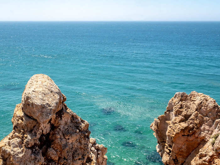 Many of the beaches near Sagres in the western part of Algarve are known for surfing, wind-surfing, and paragliding. But I preferred to just gaze out at the rock formations.