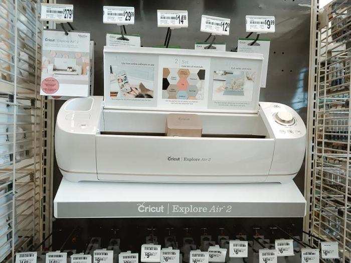 Michaels also offered more high-tech products, including instant cameras and photo printers.