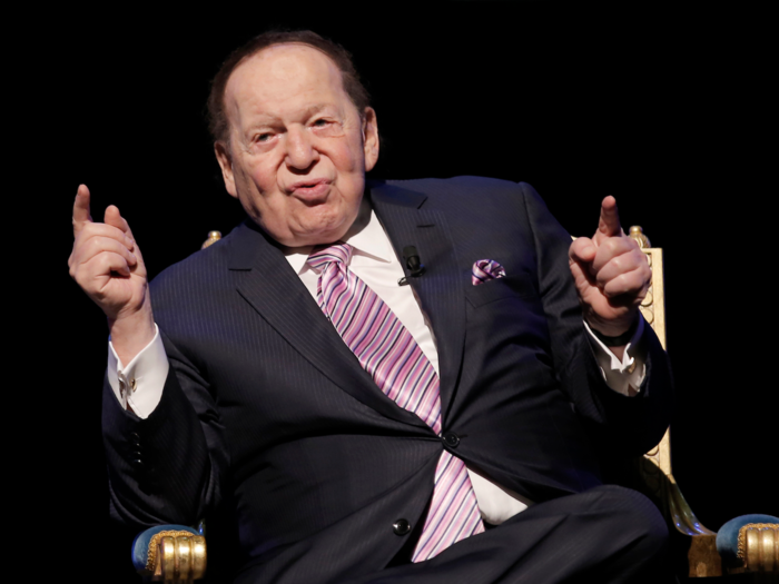 19. Sheldon Adelson, $8.1 billion