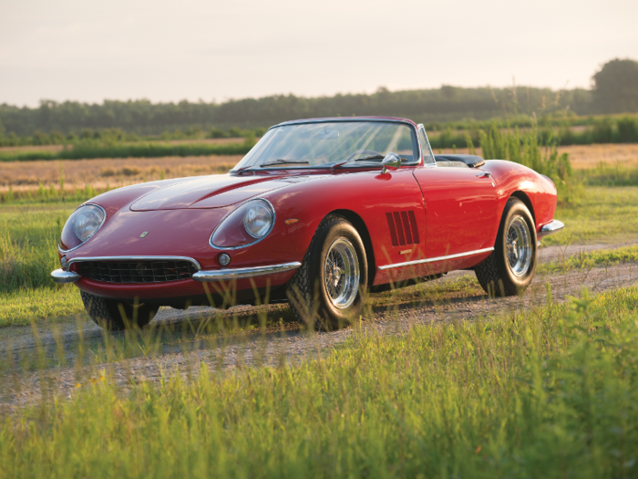 5. 1967 Ferrari 275 GTB/4*S N.A.R.T. Spider by Scaglietti (Sold for $27.5 million by RM Sotheby