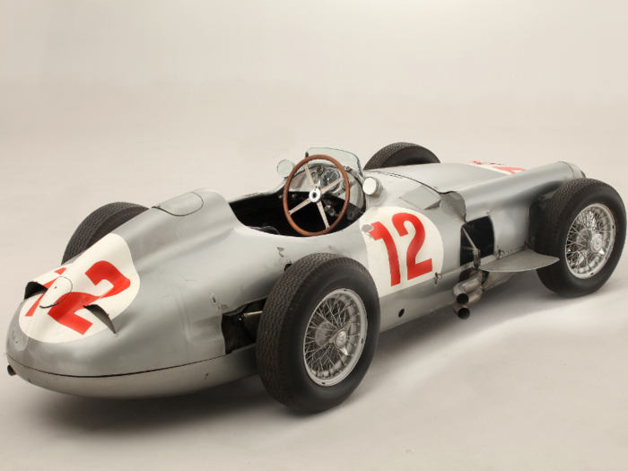 7. 1954 Mercedes-Benz W196 Formula 1 Racer (Sold for €19.6 million euros, or close to $25.4 million, by Bonhams in 2013)