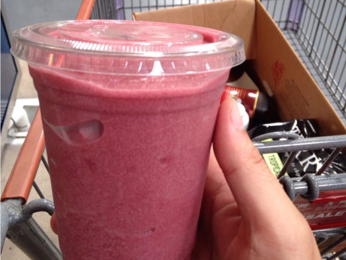 ... and others go for berry smoothies instead