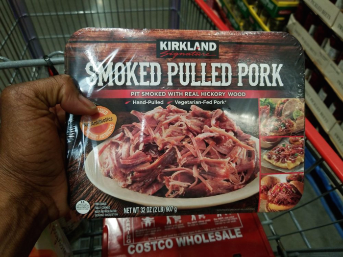 Some members always make sure to pick up some pulled pork