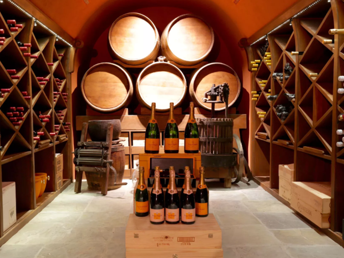 ...like to the wine cellar, for example...