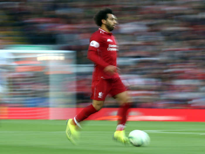 4: Mohamed Salah, Liverpool FC forward (Premier League) — €156.8 million ($182.4 million)