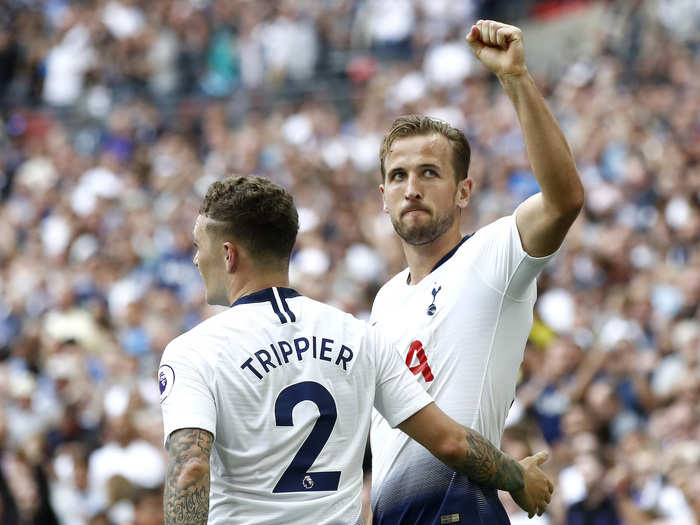 5: Harry Kane, Tottenham Hotspur striker (Premier League) — €152.3 million ($177.2 million)