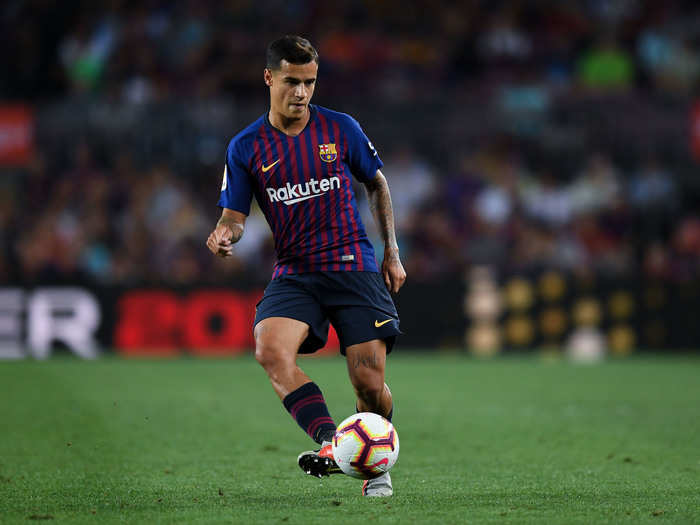 10: Philippe Coutinho, FC Barcelona midfielder (La Liga) — €114.5 million ($133.2 million)