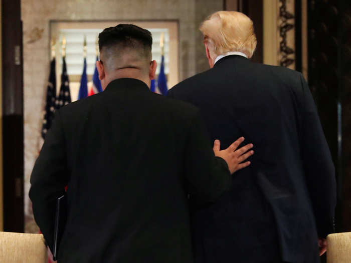 But now, talks between the US and North Korea have stalled as Kim seems as unwilling as his father was to denuclearize. Experts warn that the relations could again sour at any minute and plunge the US back into war footing against Pyongyang.