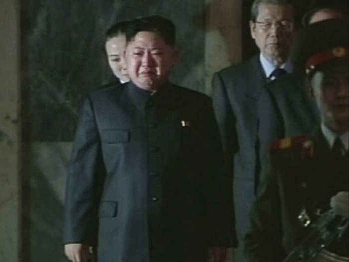 Kim Jong Il died in 2011. Video from his state funeral that December showed Kim Jong Un tearfully mourning his father