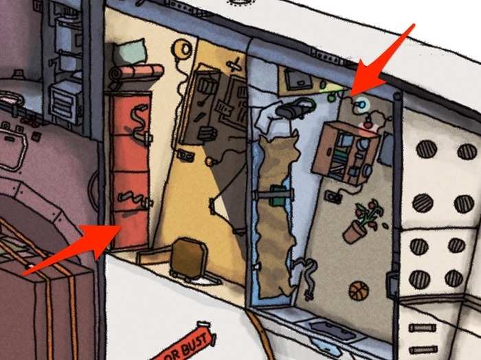 Sleeping quarters: "Each crew member has a personal space equipped with bed, illumination, a portal window to the outside, electricity, and connection to the ship net. Removable partitions allow for crew to bunk together and expand their private space if desired."