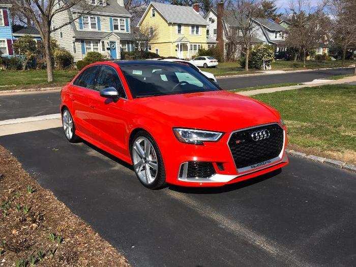 Lookswise, the RS3 is a handsome little beast.