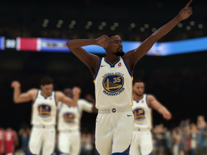 2) Kevin Durant, Golden State Warriors - 97 Overall