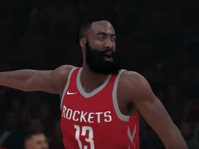 3) James Harden, Houston Rockets - 96 Overall