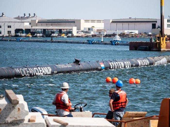 But since this is a first array, the Ocean Cleanup expects they