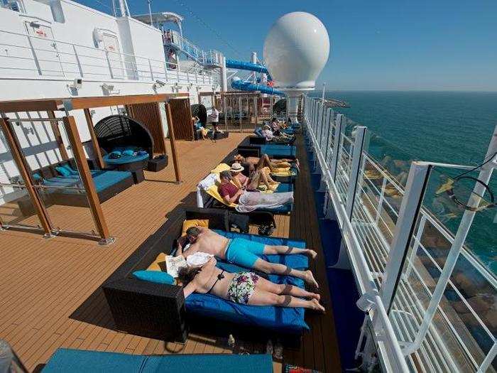 Adults can sunbath and relax here.