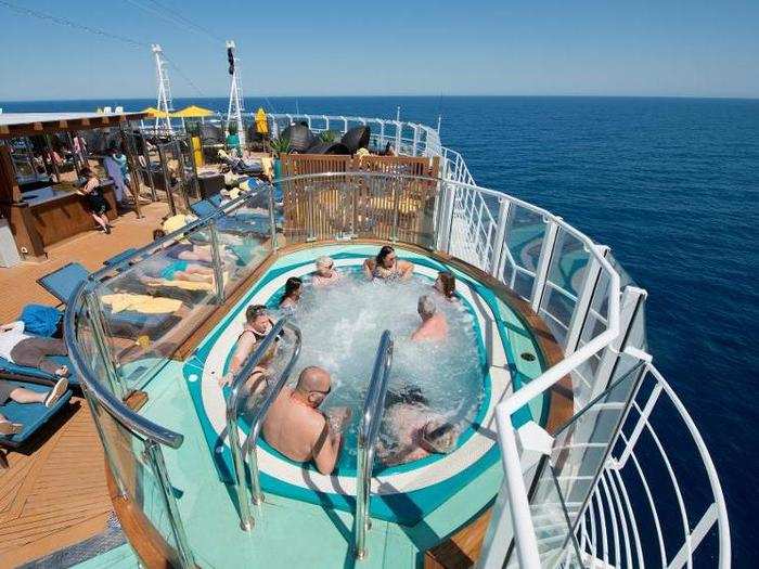 For parents looking to get away, Serenity Adult-Only Retreat on Deck 15 is the perfect place to go.