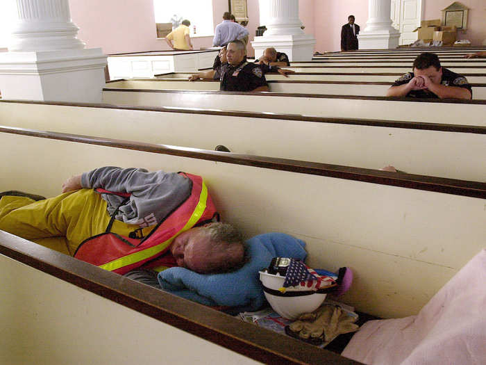 First responders and recovery workers used the chapel as a relief center for for more than a year after the attacks. They would stop there to eat, rest, and pray.